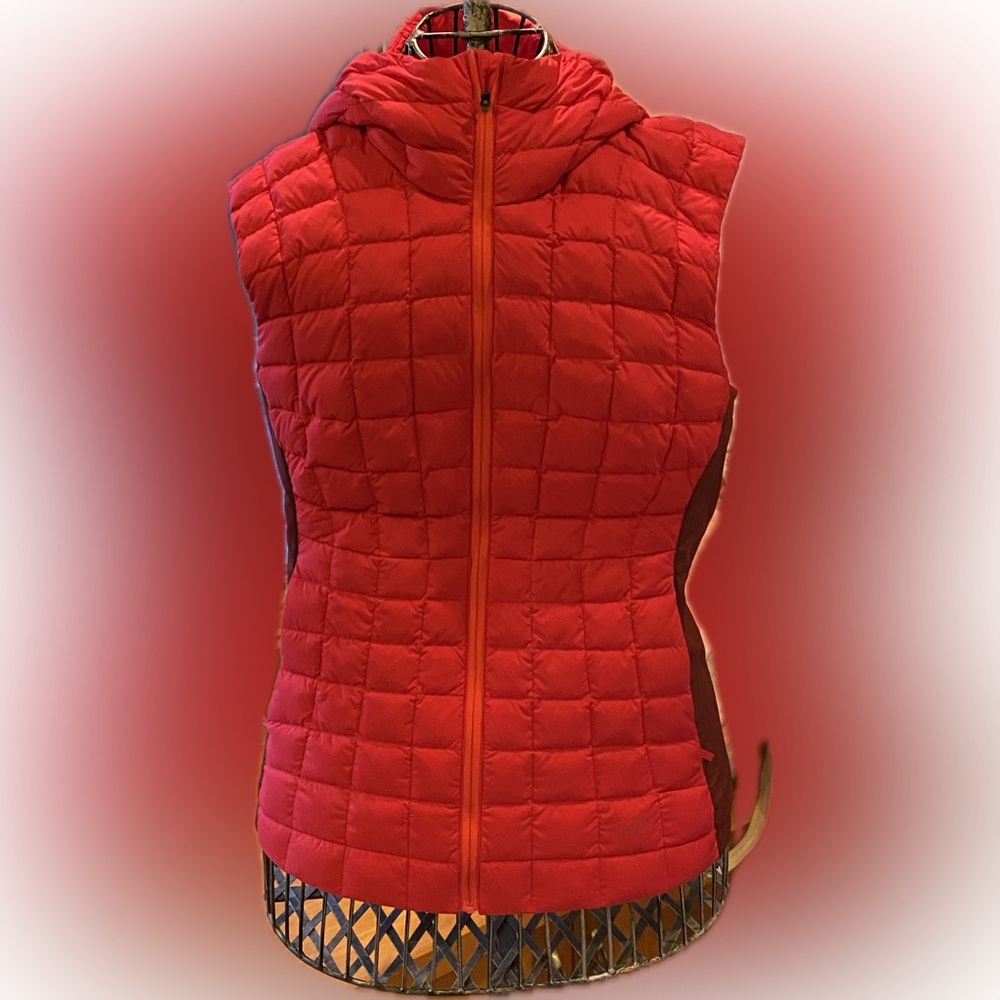 Arc'teryx hooded quilted down goose puffer vest. Wms M